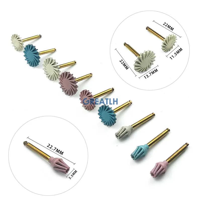 Dental Composite Resin Polishing Disc Kit Spiral Flex Brush Burs Diamond System RA Disc