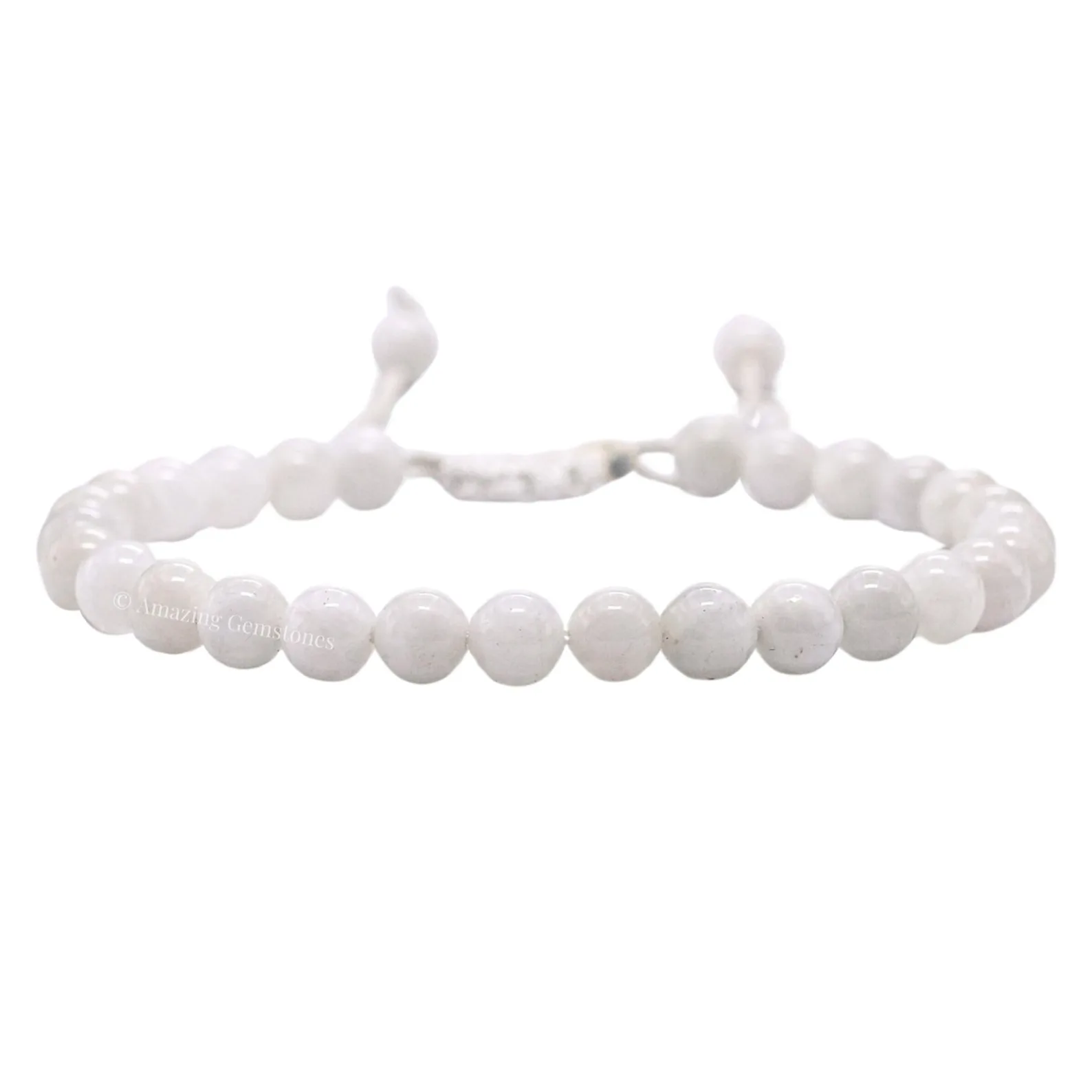 Handmade Crystal Bracelet with Mother of Pearl Healing Gemstone