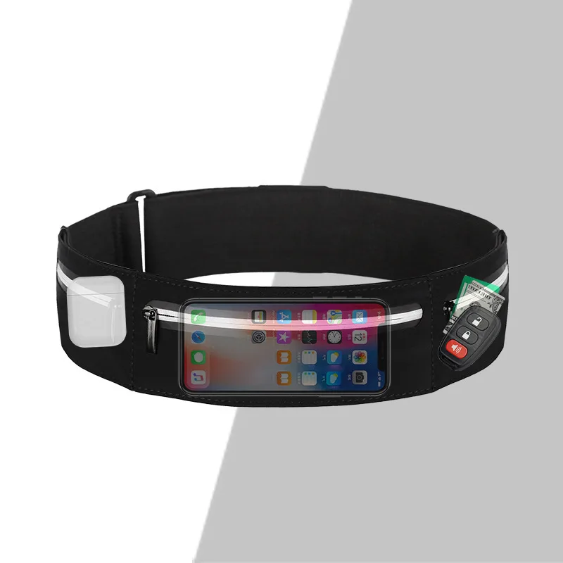 Running Belt Waist Bag Phone Pouch Men Women Sports Fanny Pack for Mobile Cell Waterproof Jogging Gym Bags Run