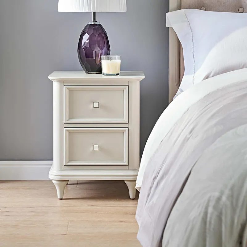 CX household bedroom solid wood storage bedside table