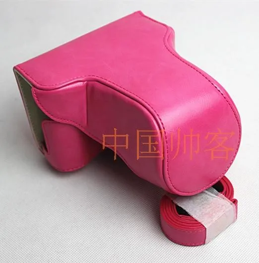 بو الجلود كاميرا حالة حقيبة قبضة حزام ل فوجي فيلم فوجي X-A7 X-A5 XA7 XA5 XM1 XA10 XA20 16-50 مللي متر 18-55 مللي متر عدسة