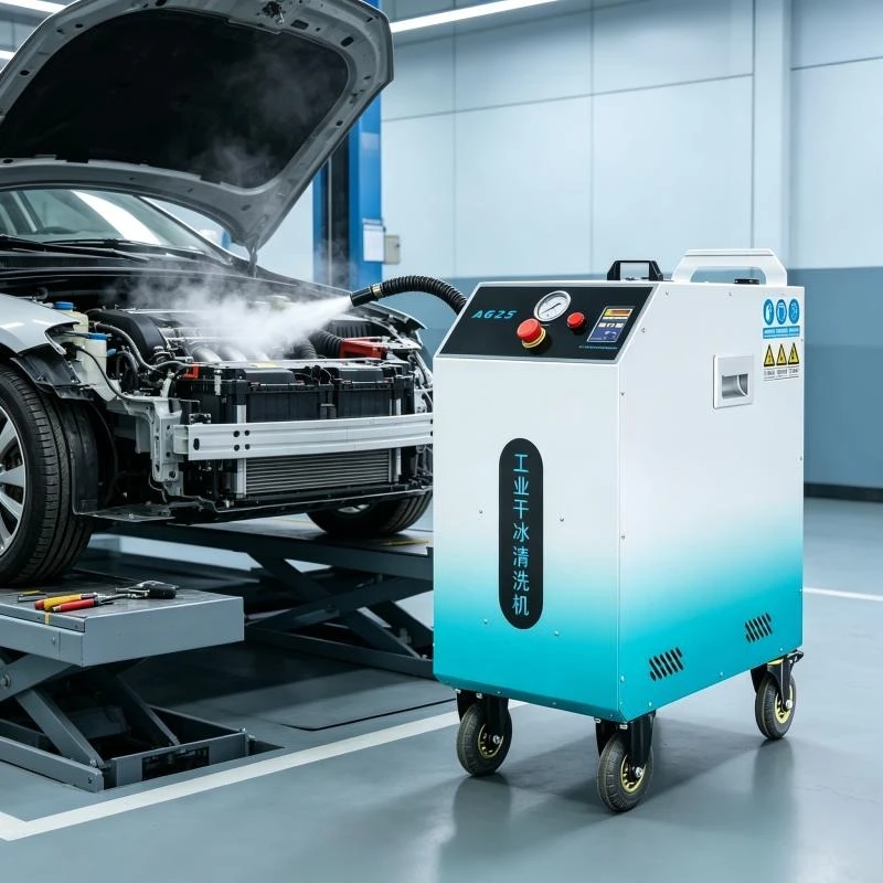 Versatile Heavy Duty Dry Ice Cleaner for General Workshop Maintenance Parts Restoration and Surface Prep Jobs