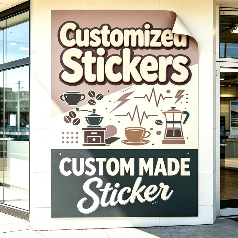 Any Size 100 cm Custom Stickers Suitable For Assisted Living Facility Warning Message School Commercial Advertising Promotion