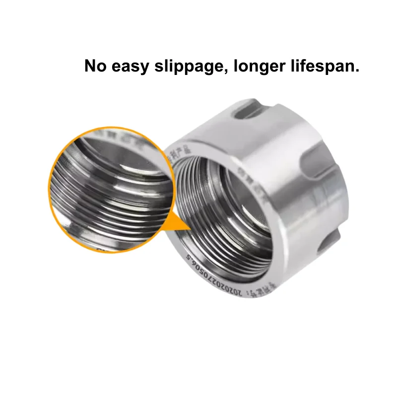 Picture 4: ER Mudproof Nut ER11 ER16 ER20 ER25 ER32 Nut Dustproof Nut ER Waterproof Nut Mudproof Nut Tool Holder Bracket Tool Collet Chuck