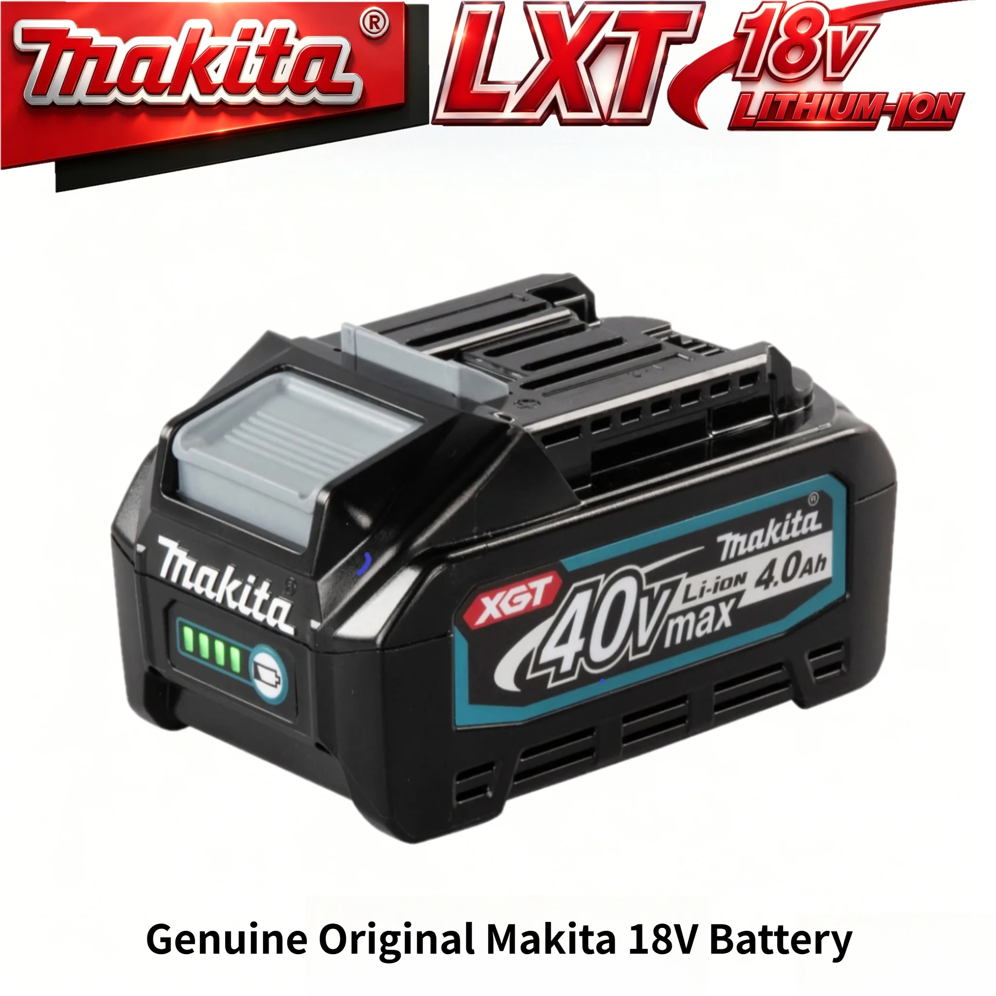 

Makita BL1860 18V 6.0Ah High Capacity Battery Compatible with Makita All 18V LXT Lithium-Ion Power Tool Battery Packs