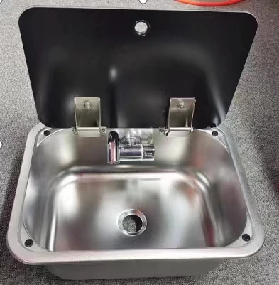 RVS قافلة المعسكر مقطورات السفر أحواض المطبخ الفولاذ المقاوم للصدأ 304 الفولاذ المقاوم للصدأ قافلة المحمولة RV أحواض المطبخ