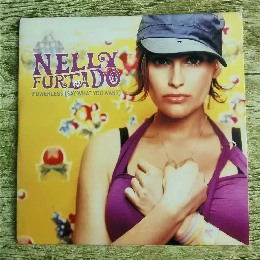 

CD NELLY FURTADO POWERLESS 2003, европейский компакт-диск, одиночный первый выпуск, соответствующая этикетка DreamWorks