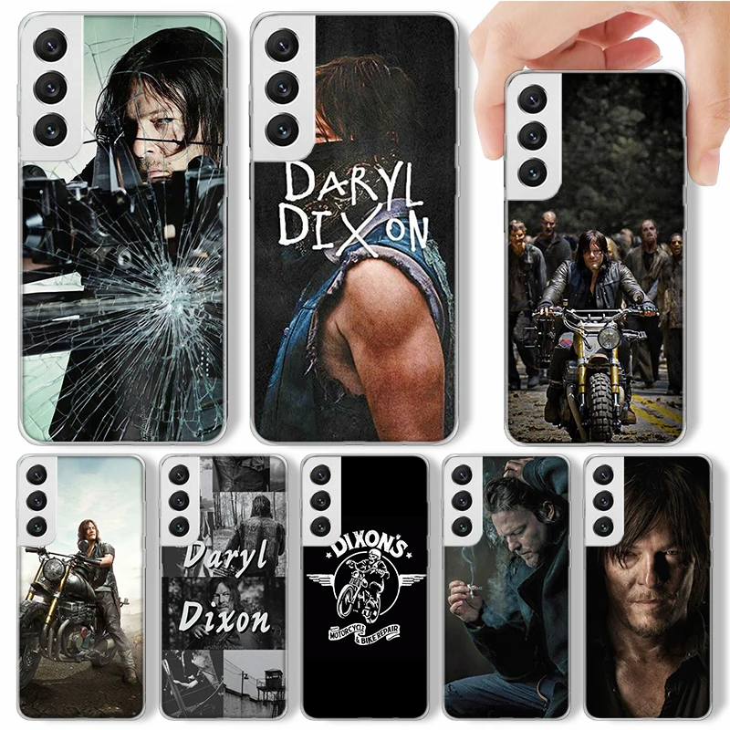 The Walking Dead Daryl Dixon Phone Case For Samsung Galaxy S24 S23 S22 S21 Ultra S20 FE S10 Plus S10E S9 S8 + Soft Cover Shell