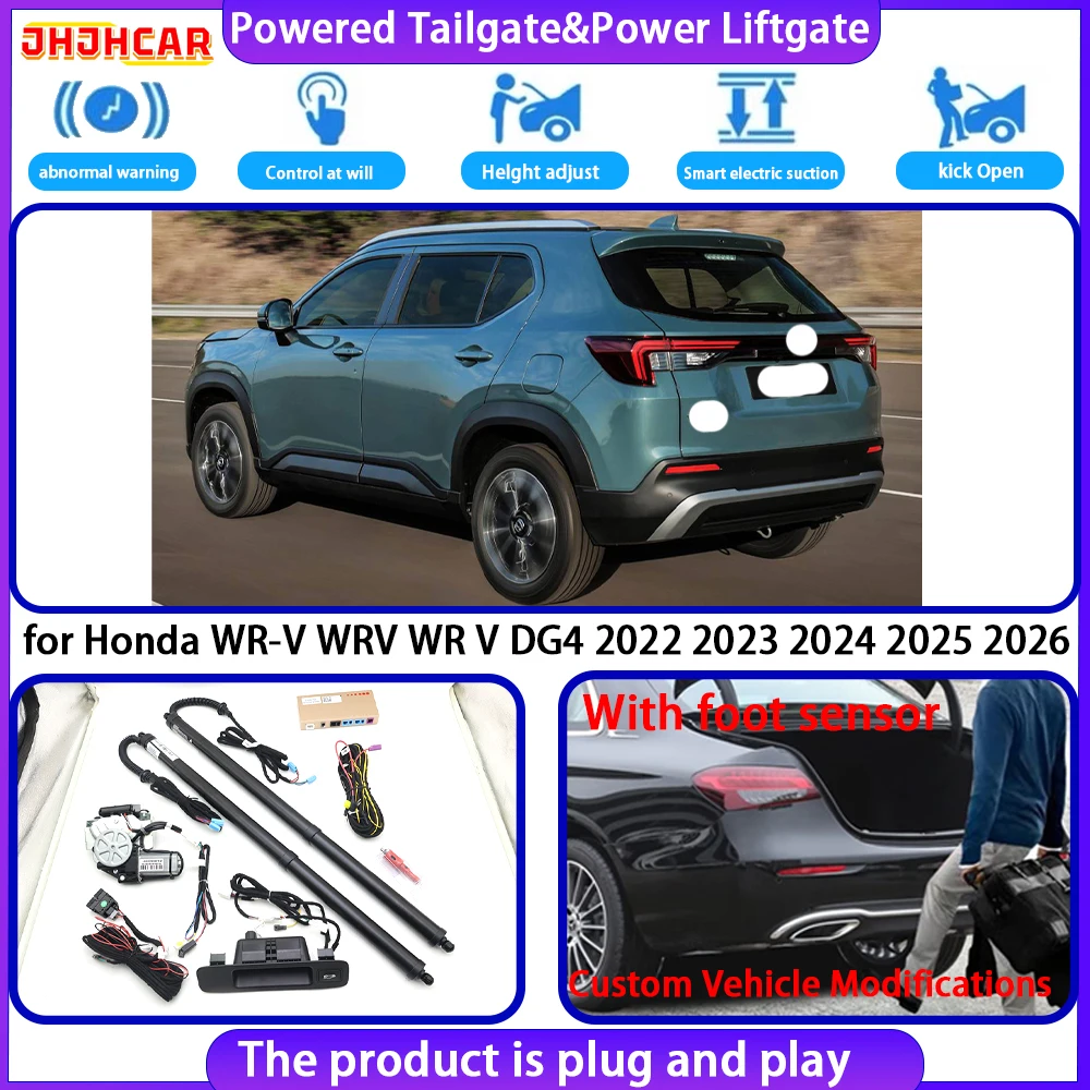 JHJHCAR for Honda WR-V WRV WR V DG4 2022 2023 2024 2025 2026 OEM Smart Electric Powered Tailgate Power Liftgate Tailgate System