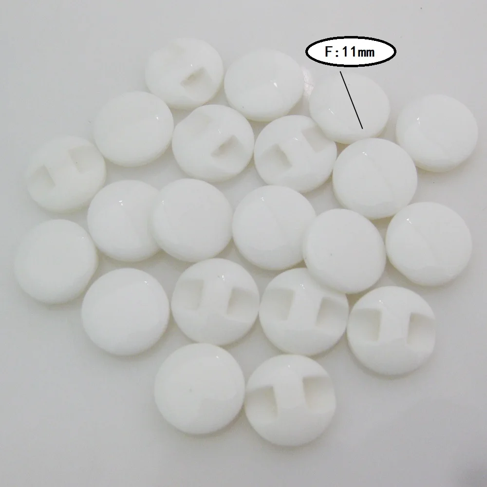 NBNNWE Fashionable Shirt Buttons For Tailors Design Multisizes 50Pcs White Button Apparel Sewing Supplies