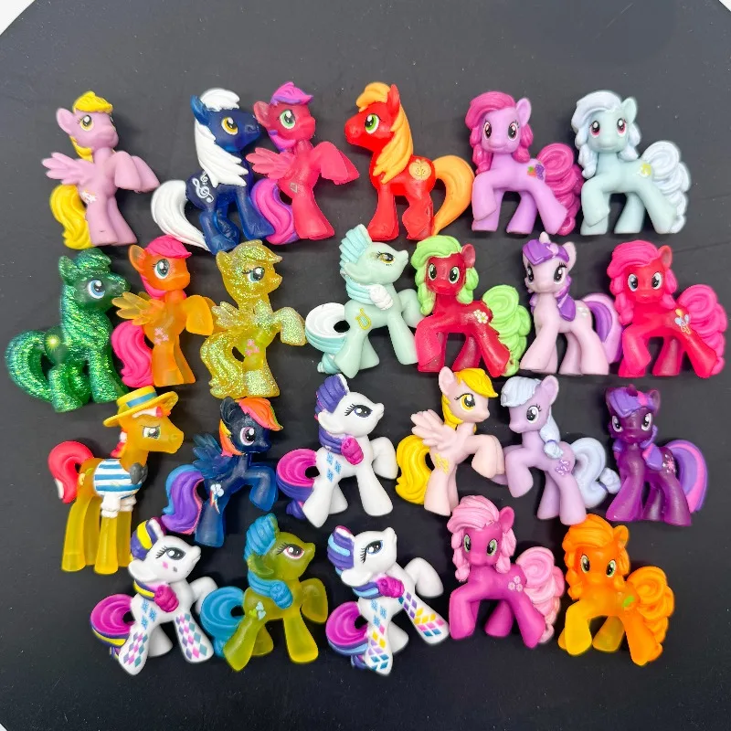 ألعاب أصلية من My Little Pony Rare Mini Edition شفافة من Cutie Mark Lyra Heartstrings Twilight Sparkle Night Light القابلة للجمع