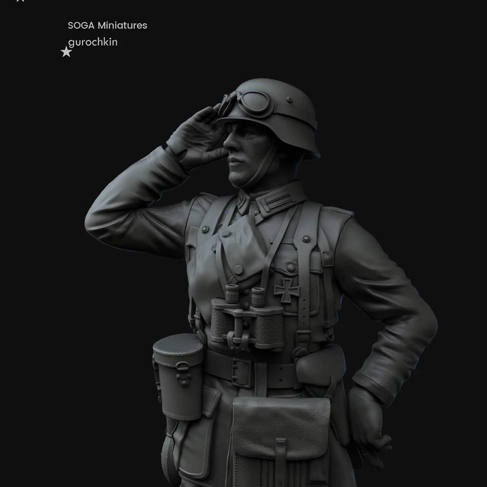 1/35 Resin Model Figure Kits GK , Military Theme，Unassembled And Unpainted,407B