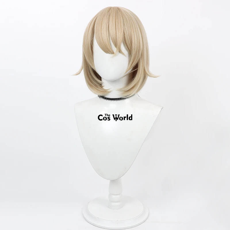 Delizioso in DungeonFalin Touden Falingon 38 cm corto rettilineo anime cosplay parrucche fibra resistente al calore capelli sintetici + cappuccio parrucca