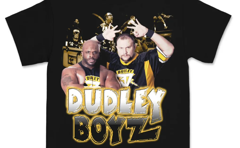 The Dudley Boyz wrestler Мужская футболка Черная хлопковая Футболка все размеры S-5XL j3384