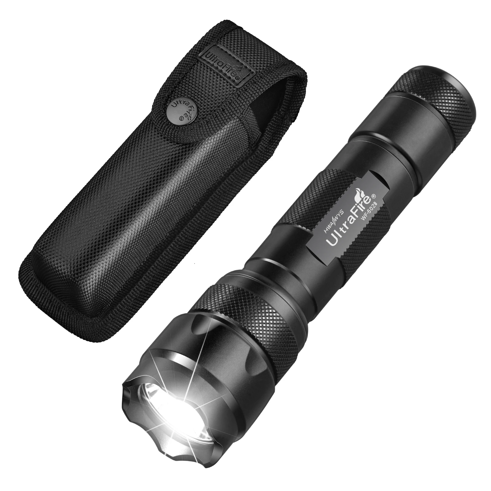 

UltraFire WF-502B Powerful LED Tactical Flashlight 1000 Lumens High Power Lanterna Rechargeable Lamp Camping Torch Flash Light