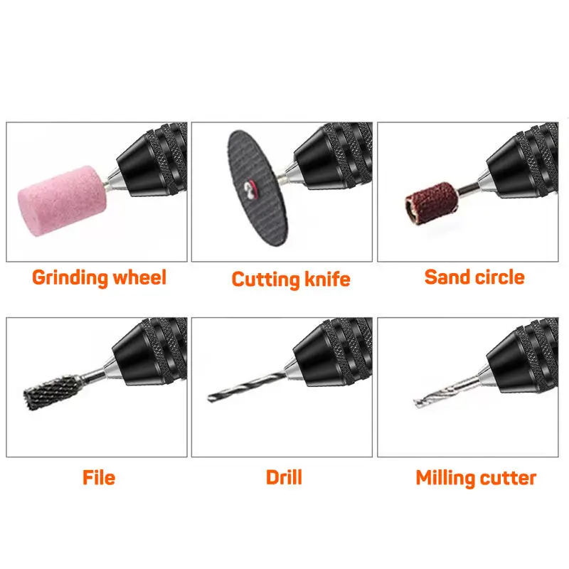 1Pcs Quick-change Chuck Hexagonal Handle Alloy Material Three-jaw Self-centering Twist Drill Electric Grinder Drill Chuck