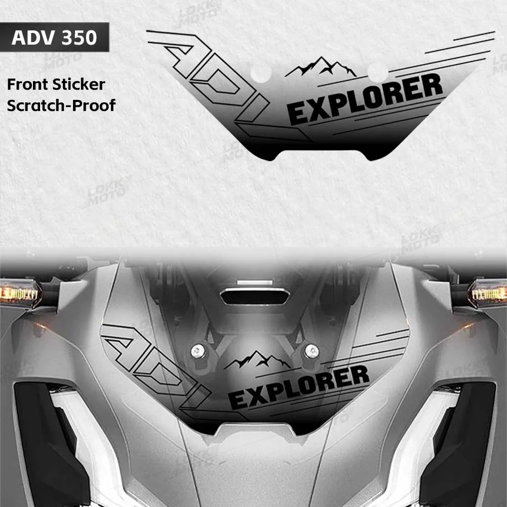 

Motorcycle Waterproof Sticker Scooter Windshield Windscreen Transparent Decorative Decals For ADV350 ADV 350 2025 adv 350 Adv350