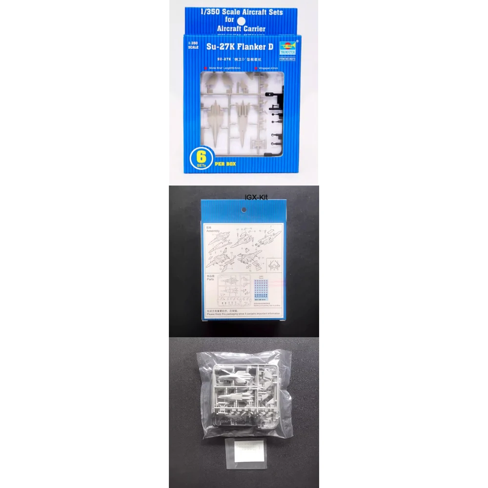 

Trumpeter 06215 1:350 Scale SU27 Su-27 Su27K Flanker D Aircraft Airplane Plane Plastic Assembly Model Kit Military Building Toy