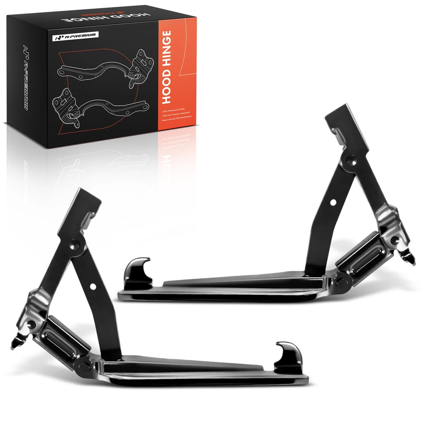 A-Premium Pair Front Driver & Passenger Side Hood Hinge for Chevrolet Camaro 2010-2015