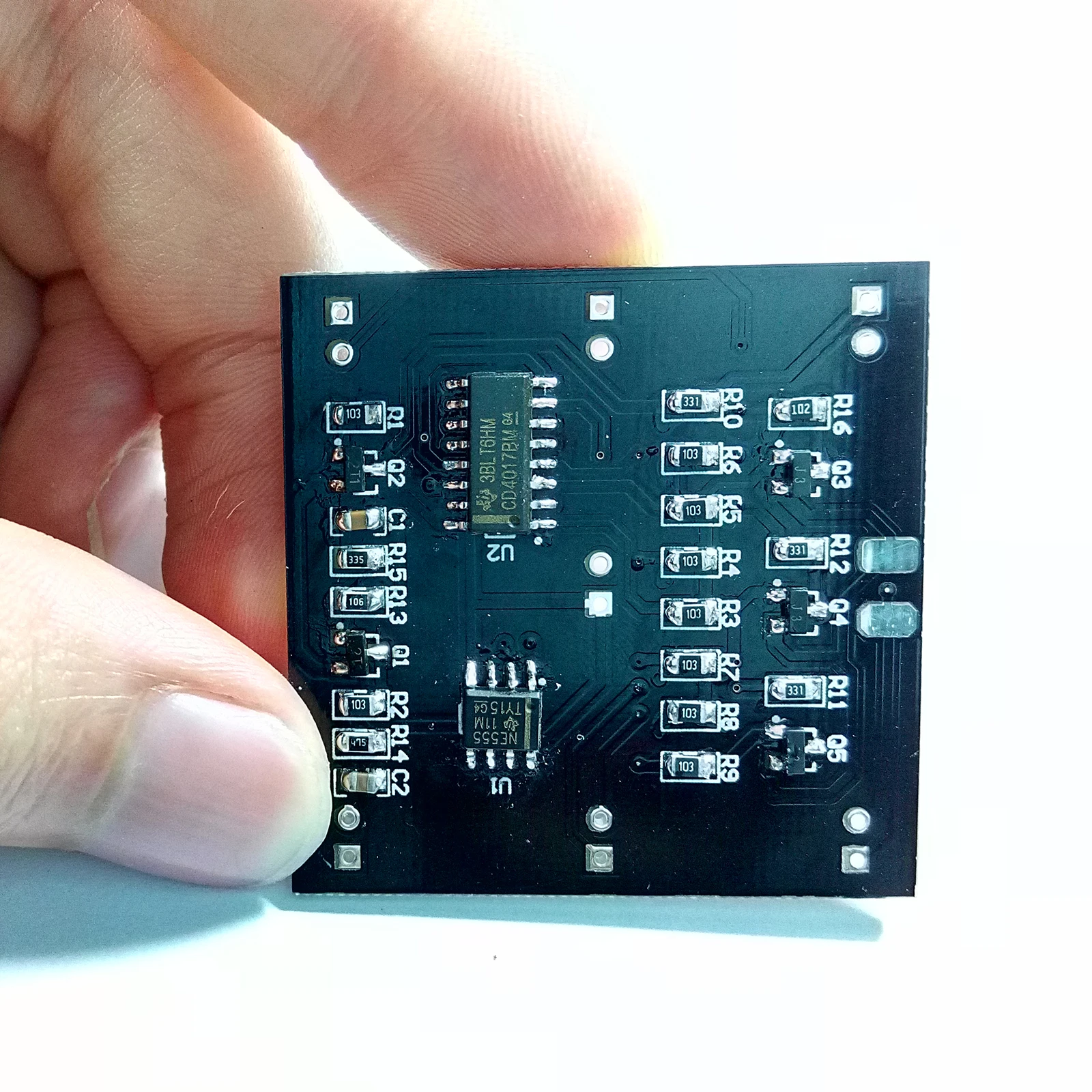 DIY LED Touch Würfel Digitale Schaltung Chip Komponente Löten Training Kit