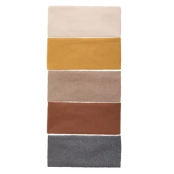 5Pcs/Lot Autumn Winter Solid Color Baby Headbands Woman Girls Soft Elastic Yoga Hairbands Bandanas Kids Classic Hair Accessories