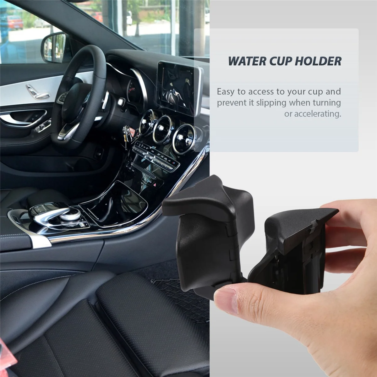 for C/E W204 W212 W207 Central Armrest Water Cup Holder Drink Holder 2046802391