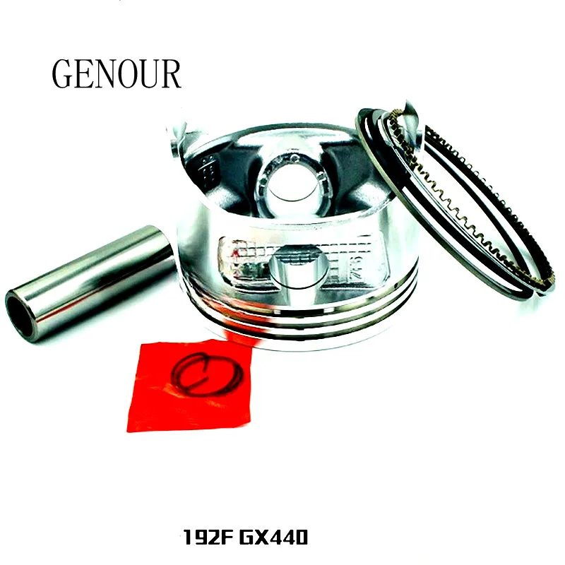 

188F Piston Assembly Kit For Gasoline Generator Engine Accessories 190F 192F GX390 GX420 GX440 With Piston Ring Pin Clamp Spring