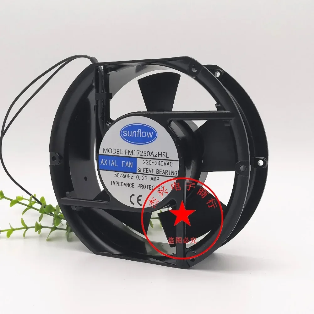 sunflow FM17250A2HSL  220/ 0.223A 172x150x51mm 2-Wire Round Fan