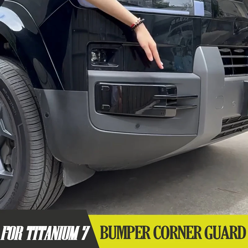 

Защита переднего бампера (уголок) для BYD Leopard 7 Titanium 7, антицарапийный сплиттер, внешний аксессуар для модификации