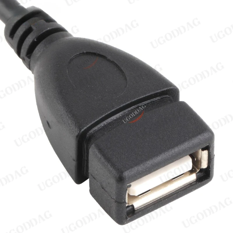 USB A kobieta na Mini 5P USB B męski Adapter konwersji wysokiej jakości V3 t-port kabel OTG do 480 mb/s w górę hurtownia Standard