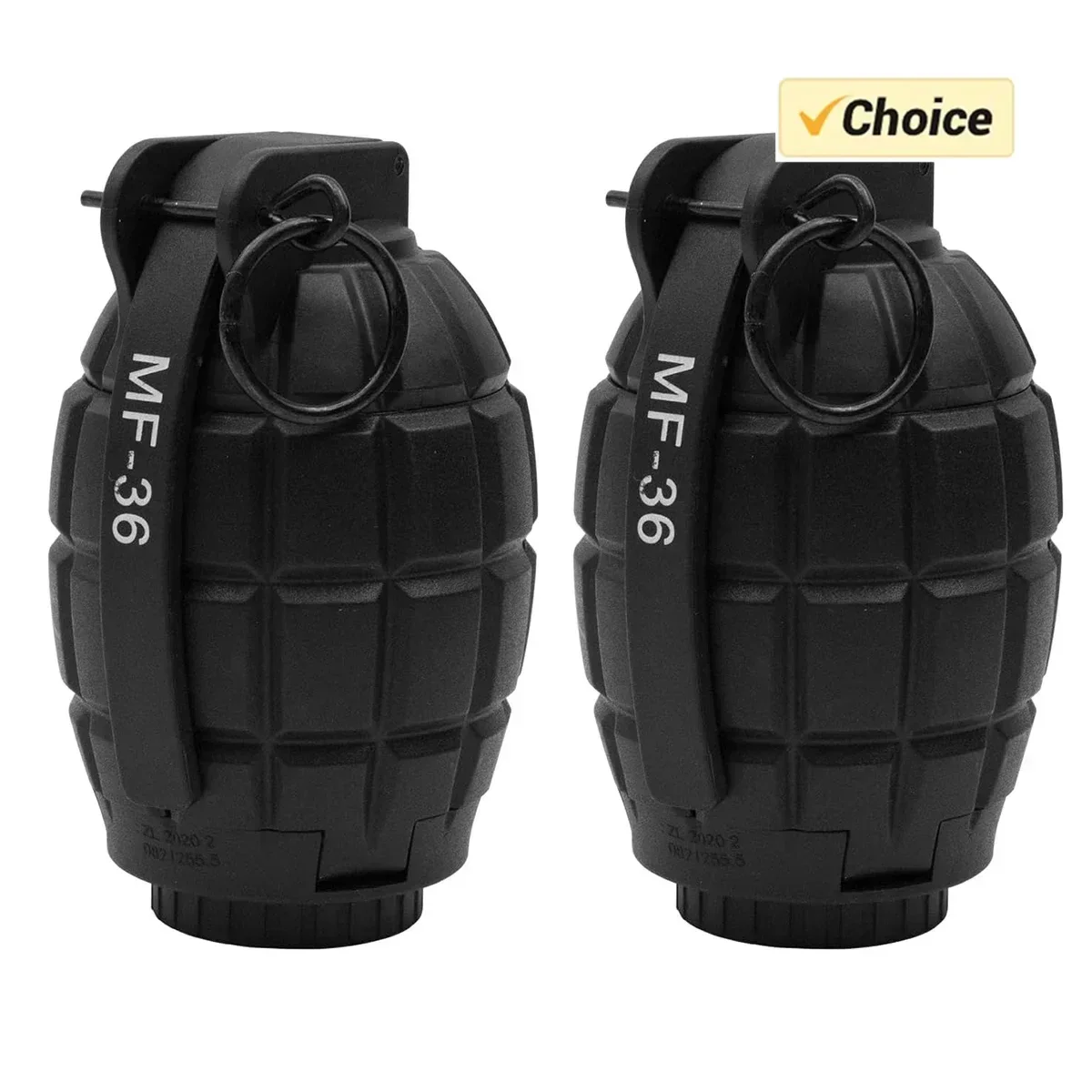 1/2PCS MF-36 수류탄 플라스틱 장난감 더미 수류탄 모델 Tactcial Airsoft Paintball 역할 놀이 소품