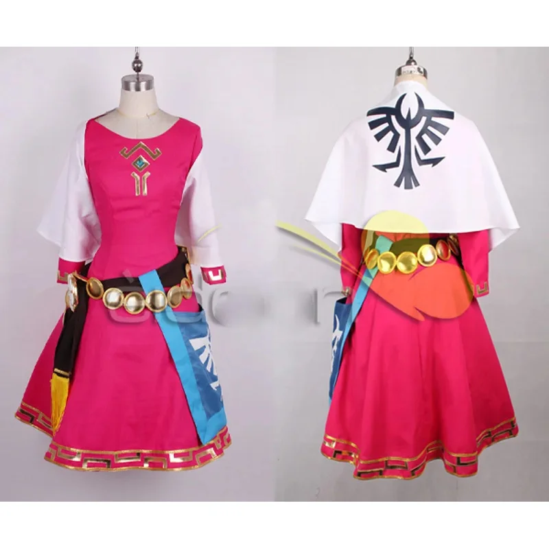 2025 Zelda Skyward Sword Zelda Women Cosplay Dress/Princess Zelda Costume Christmas Adult Kids Costumes Custom