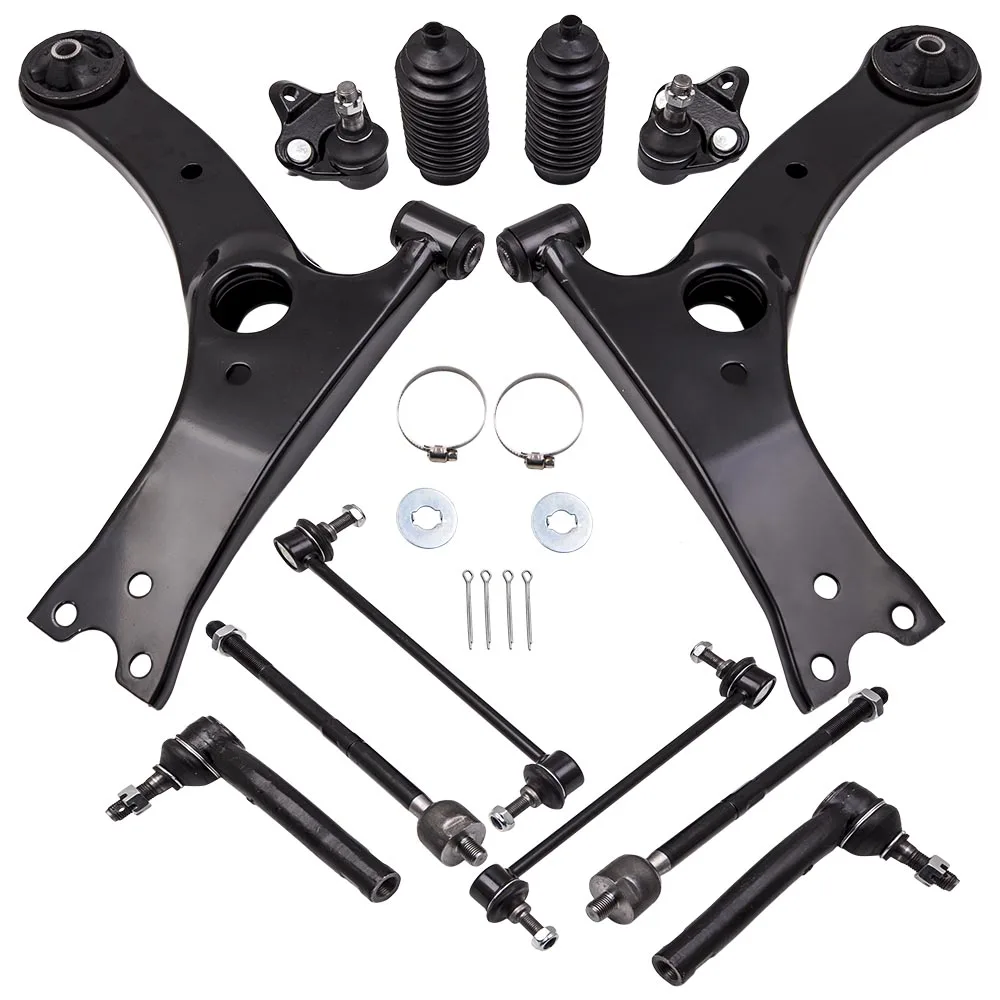 Front Lower Ball Joint Control Arm & Tie Rod For  Corolla 03-08 K640361