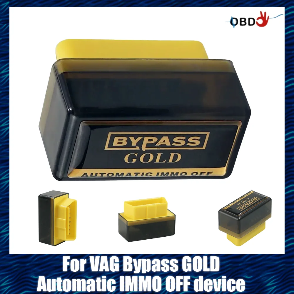 IMMO Bypass Gold for VAG Emergency Start Device Automatic Immo off OBD2 Car Repair Essential Tool For V-W For Au-di For Se-at