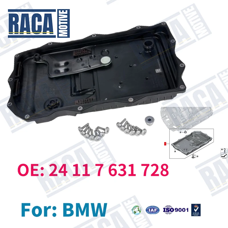 

For BMW 7 series F01 F02 F03 F04 5 series F10 3 series F30 F80 X6 E71 E72 Transmission Oil Pan 24118632188 24117631728