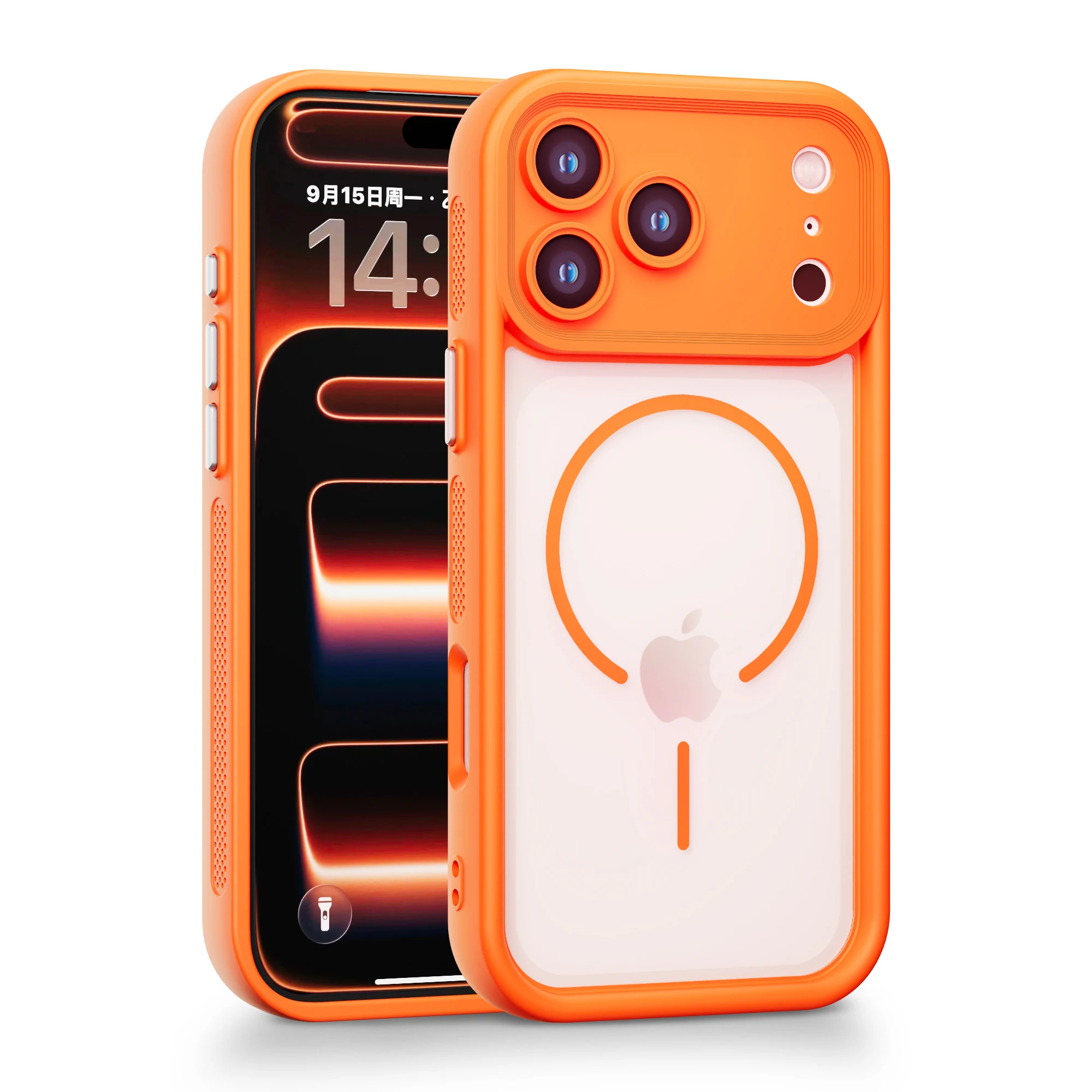 Luxus Matte Klare Wärmeableitung Magnetische Telefon Fall Für iPhone 17 Air 16 15 14 13 12 Pro max Plus Für Magsafe Lade Abdeckung