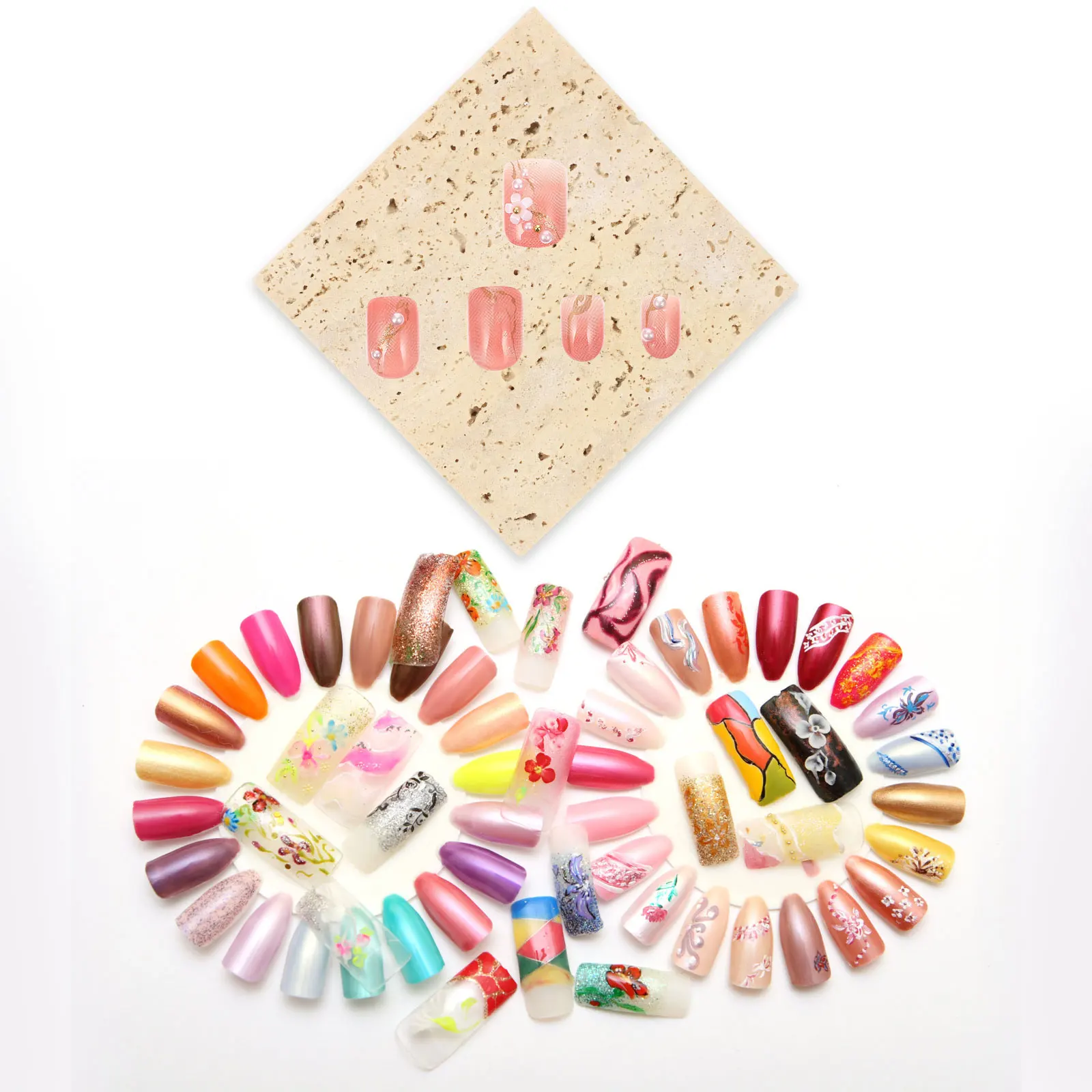 

Small Marble Display Mat for Nail Photo Props Photography Background Nail Art Salon Accessory Photo Marble Manicure Decor