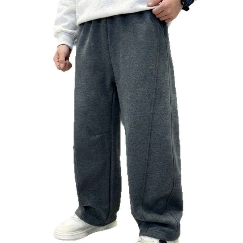 

2026 Boys‘ Sporty Casual Pants for Spring, Breathable Long Trousers for Big Kids, Everyday Bottoms New Arrival
