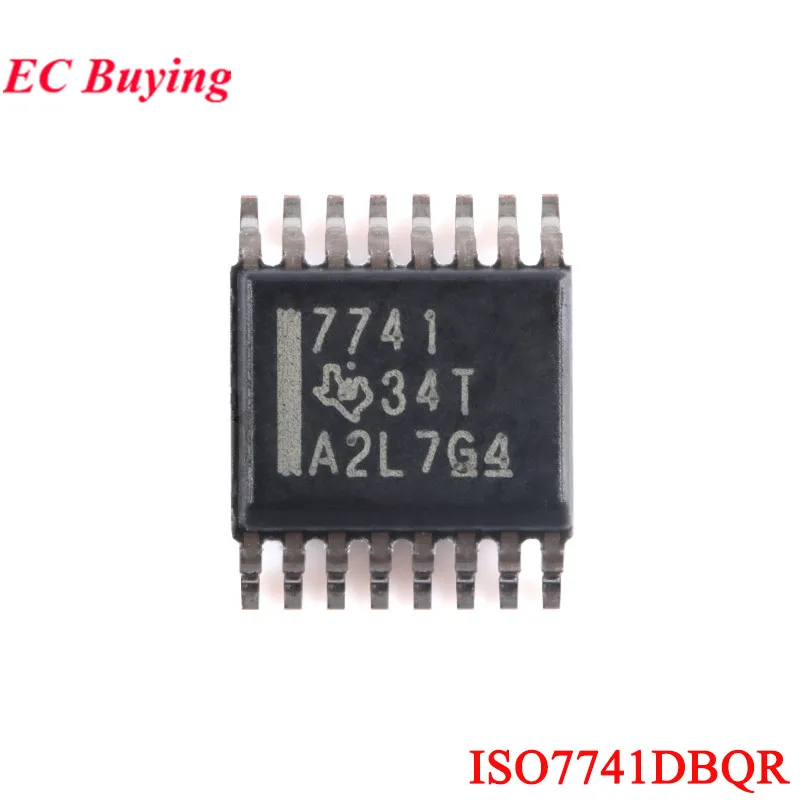 10Pcs/1pc 7741 ISO7741 ISO7741DBQR SSOP-16 Quad-Channel 3/1 Reinforced Digital Isolator with Excellent EMC Performance Chip IC