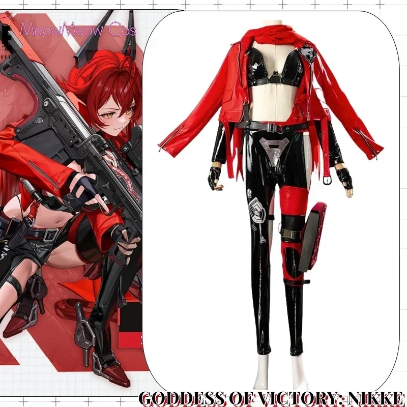 Anime Game GODDESS OF VICTORY: NIKKE Cosplay Costume Clothes Uniform Cosplay Little Red Riding Hood Halloween Party Sexy Woman