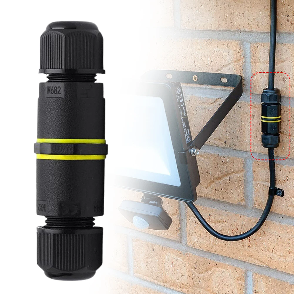 Adapter Cable Wire Connector 2/3Pin Electrical Cable IP68 Outdoor Lamp Connector Waterproof Wire Connector 24A/16A