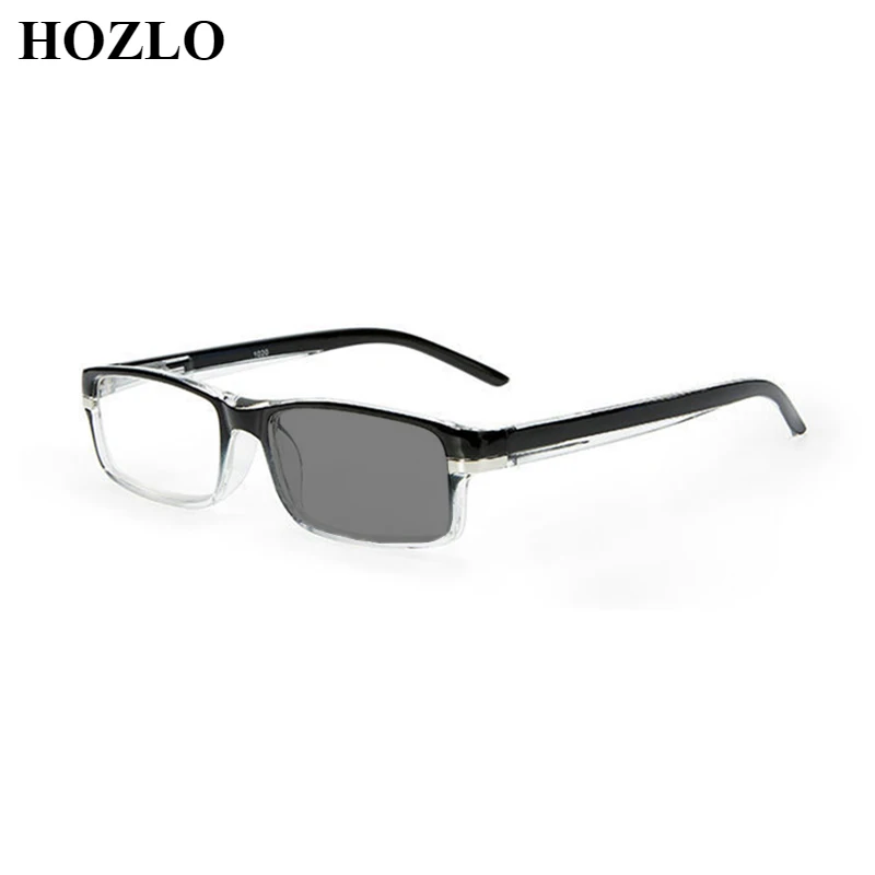 Women Rectangle Photochromic Reading Glasses Magnifier Men Sun Automatic Discoloration Presbyopia Sunglasses Driving Eyewear