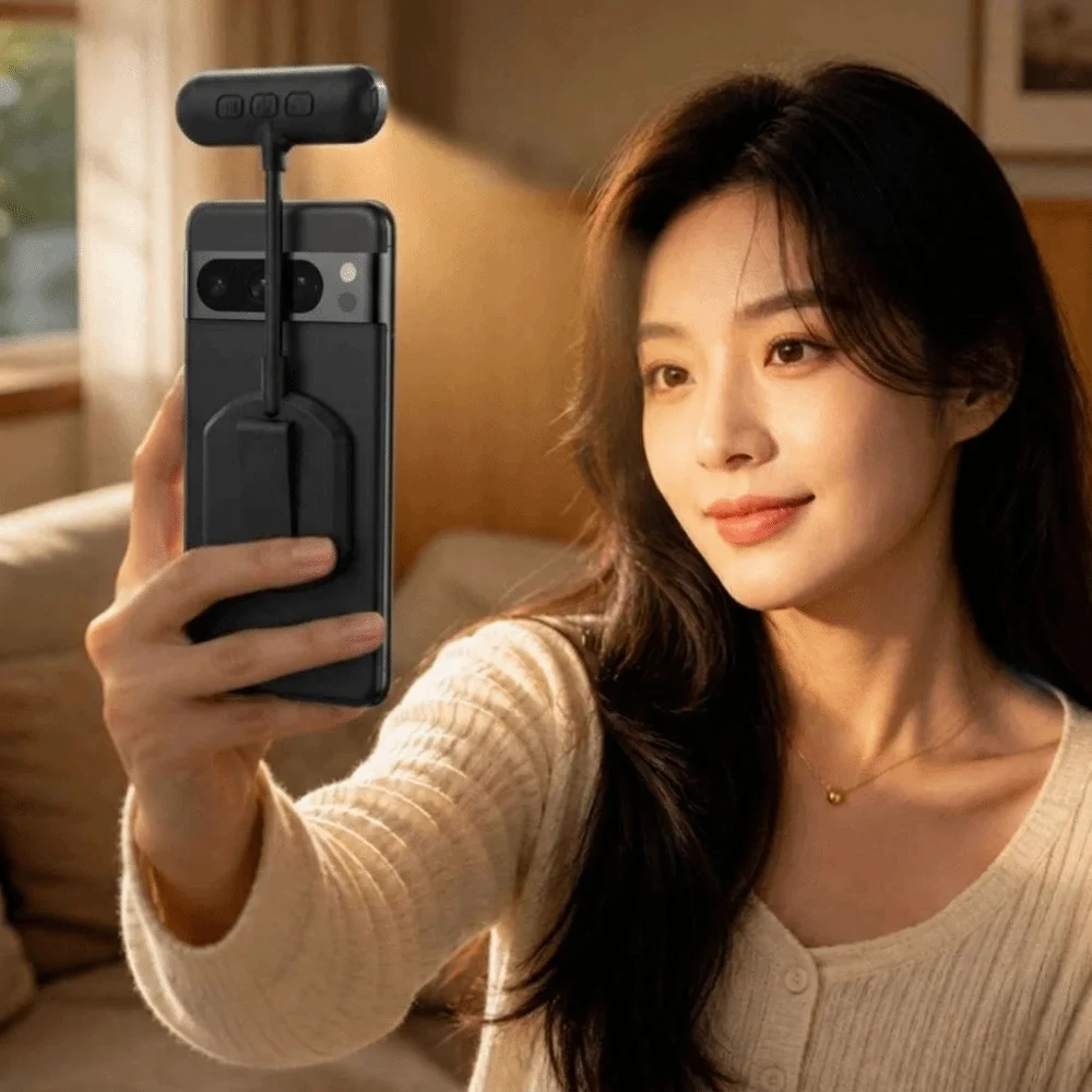 Flexible Gooseneck Clip-on Fill Light Even Lighting Brighten Facial Features Portable Mini Reading Lamp Lightweight Compact