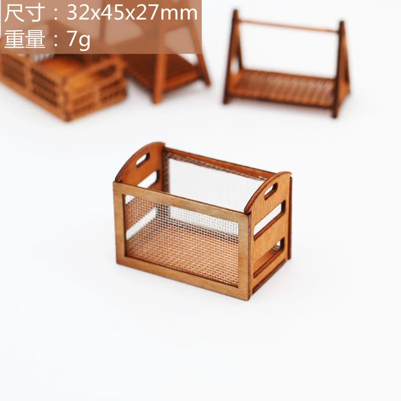 1 :6 /1: 12 Dollhouse Miniature Bread Basket Simulation Food Model Toys DollHouse Decoration Mini bread Dollhouse Food toy