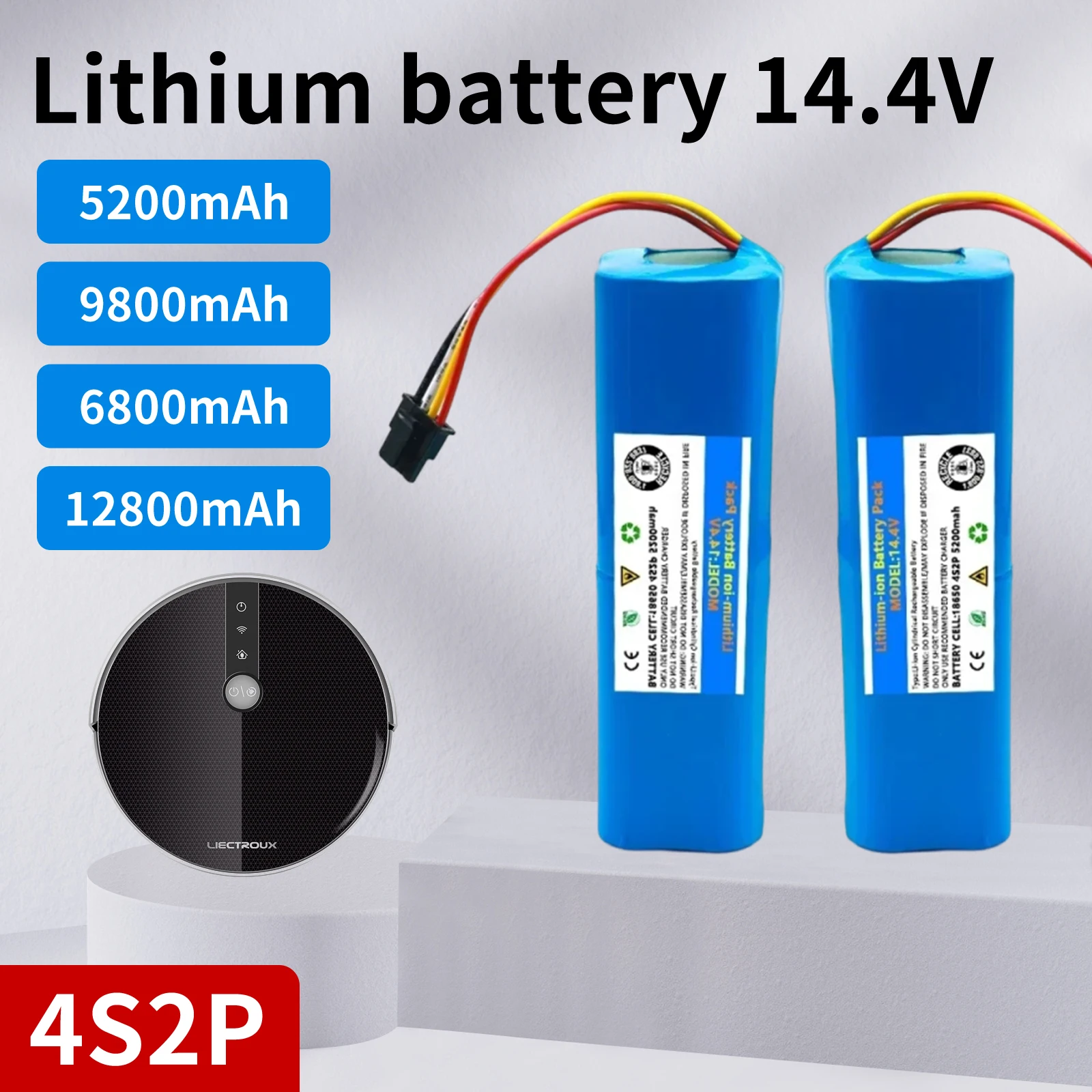 14.8V suitable for Xiaomi LydstoR1accessories lithium battery rechargeable battery pack suitable for maintenance and replacement