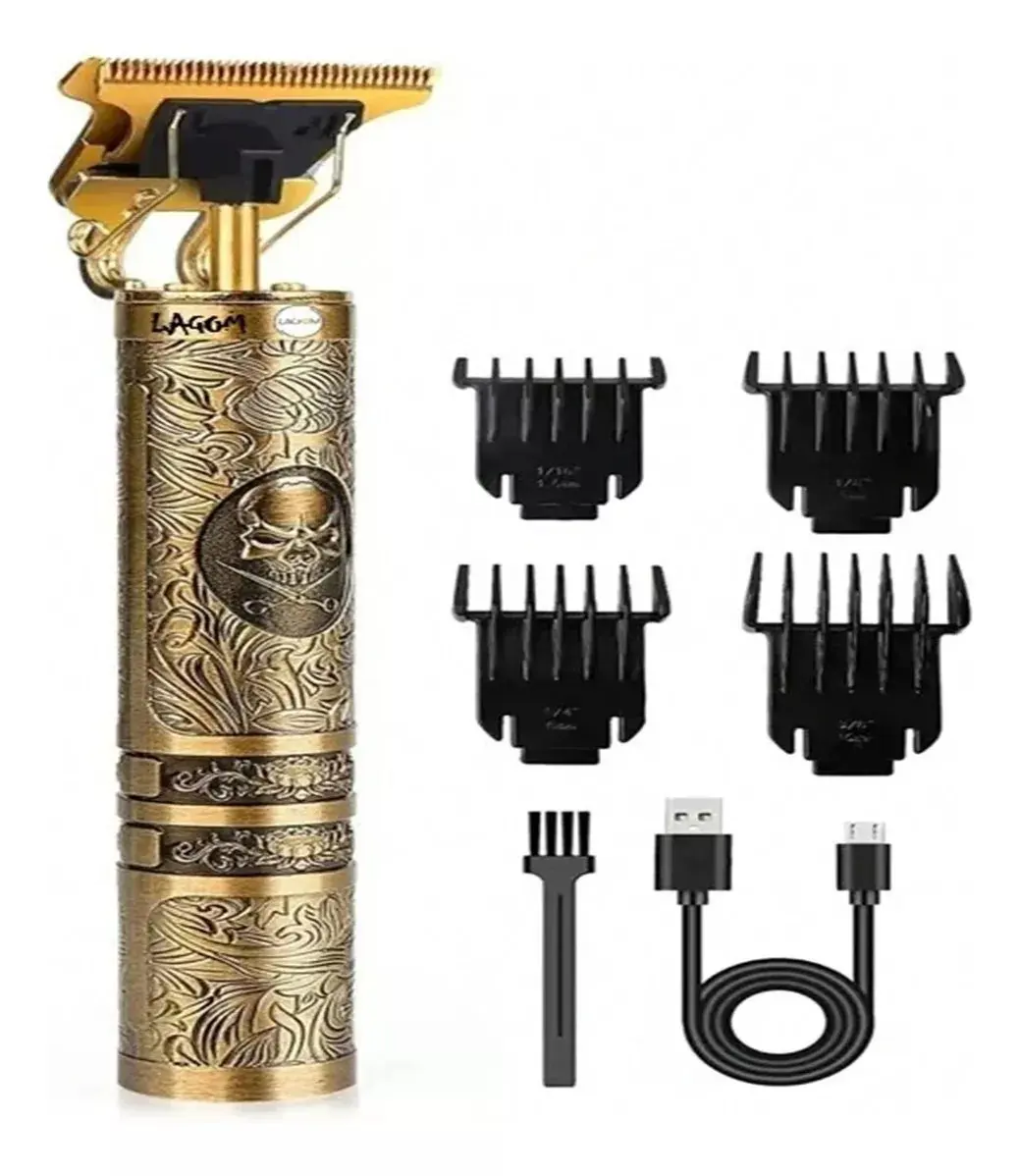 Rasuradora Electrica Lagom Maquina de Cortar el Pelo Cabello De Cortadora Profesional Trimmer Máquina Recargable Usb Profesional Para Hombre Alta Potencia 7000 Rpm 2 Horas Del Uso Perfiladora Impermeable Menos Ruido