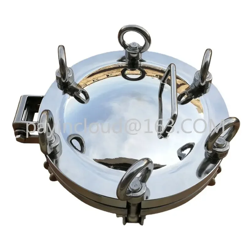 

304 Sanitary Slotted Flange High Pressure Resistant 6kg Quick Opening Pressure Stainless Steel Manhole Cover