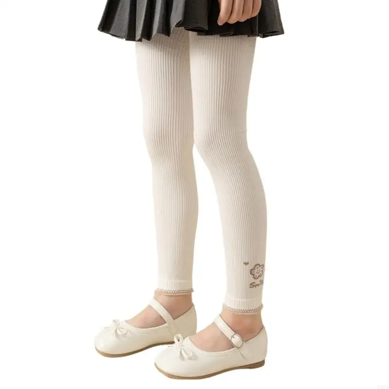 Y88D Kids Active Wear Leggings Flexible Cotton Blend Multiple Color Choice Bottoms