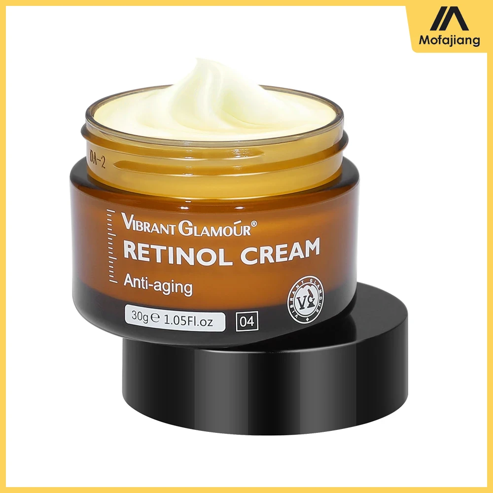 30g Retinol Facial Cream Firming Skin Fade Fine Lines and Dry Wrinkles Anti-aging Antioxidant Facial Serum Cream