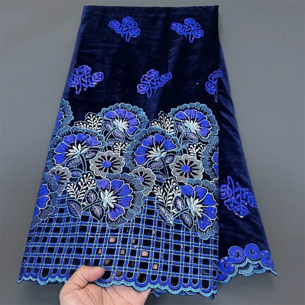 2025 أسود الأفريقي النيجيري المخملية أقمشة الدانتيل الترتر أقمشة الدانتيل جبر للخياطة حفل زفاف القماش عالية الجودة Tissu #3